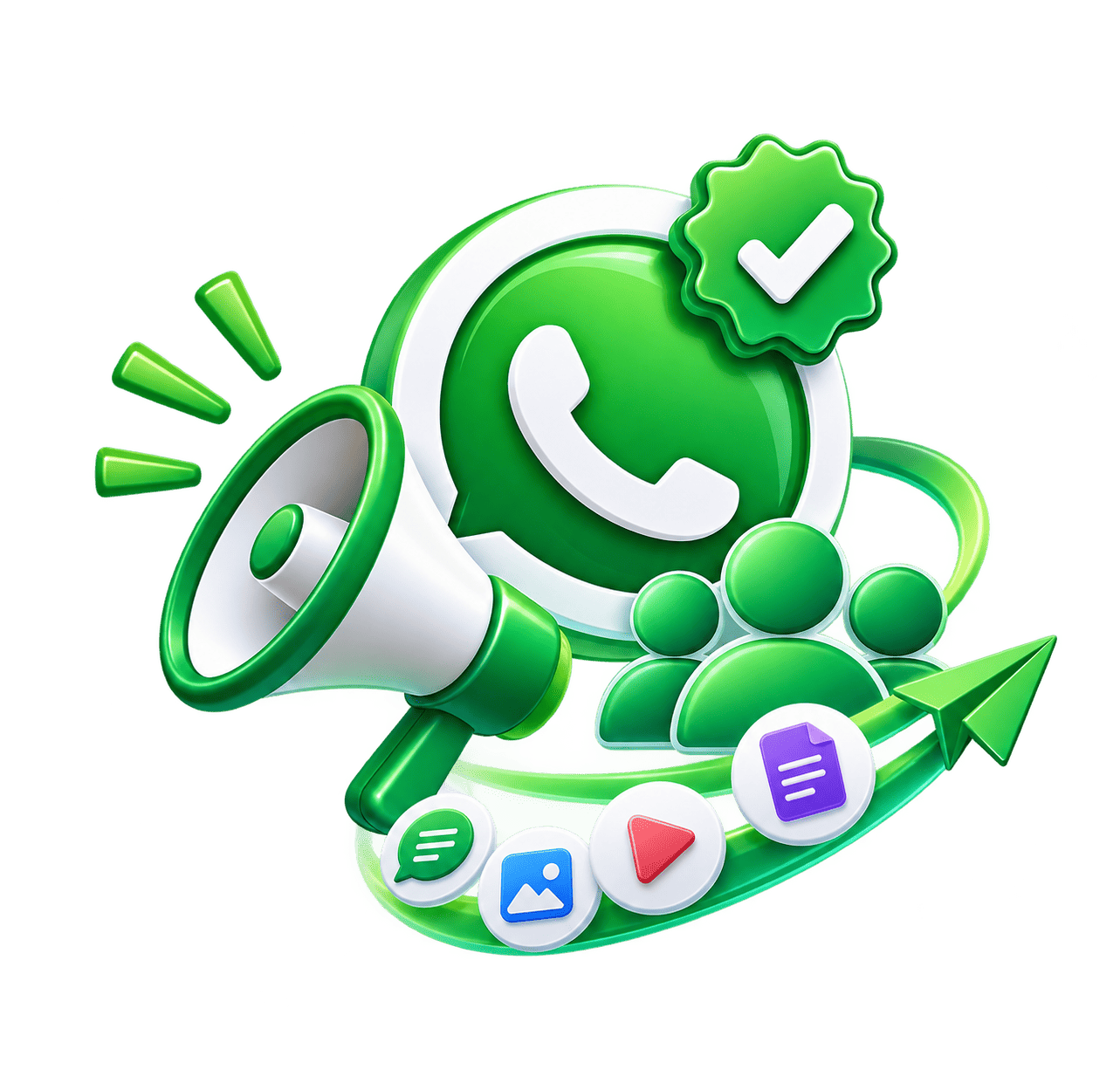 Bulk WhatsApp campaign illustration